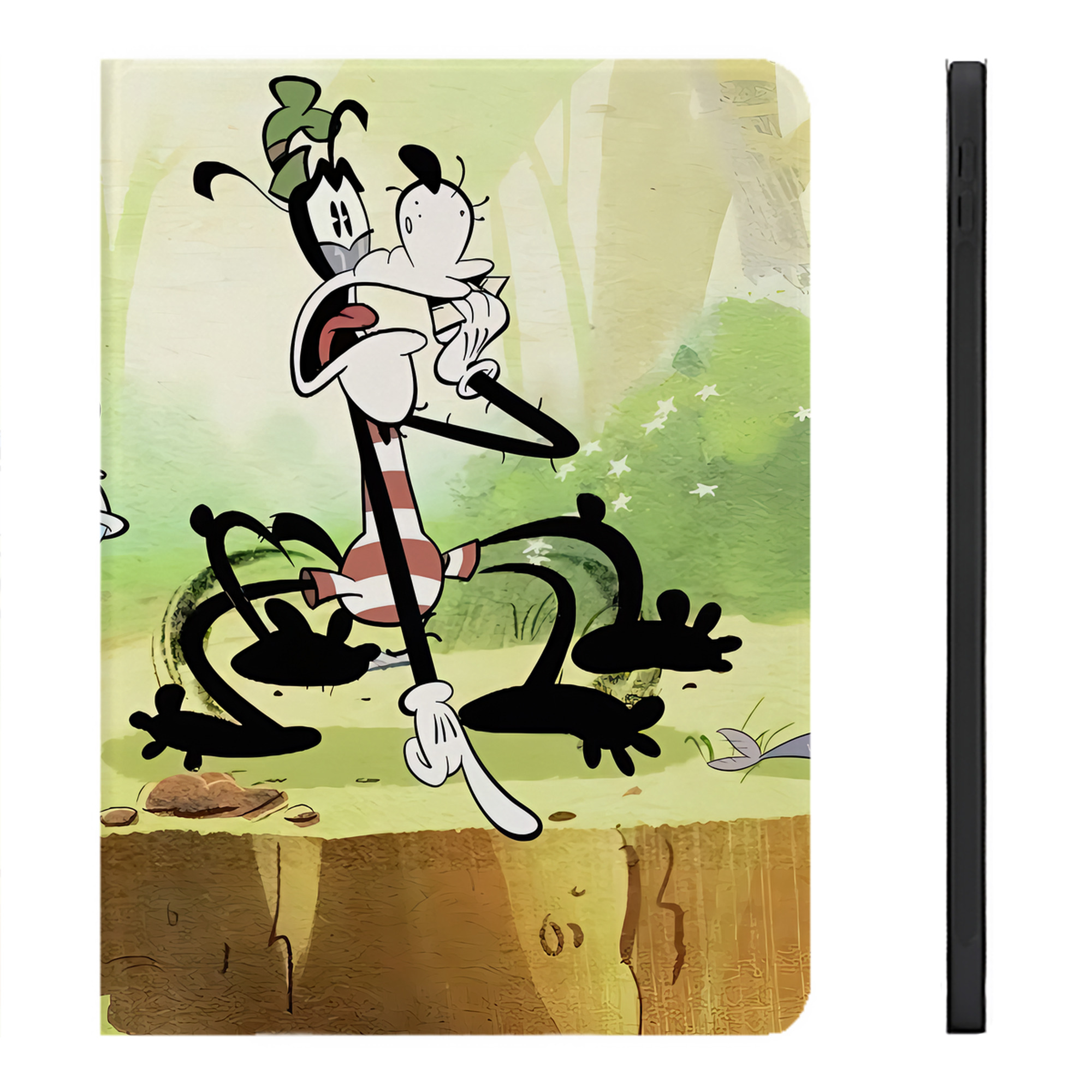 （画像用） ミッキーマウス Mickey Mouse IPadケース ペンホルダー付き ブックスタイルデザイン